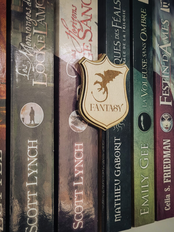 Enseigne de bibliothèque - Fantasy
