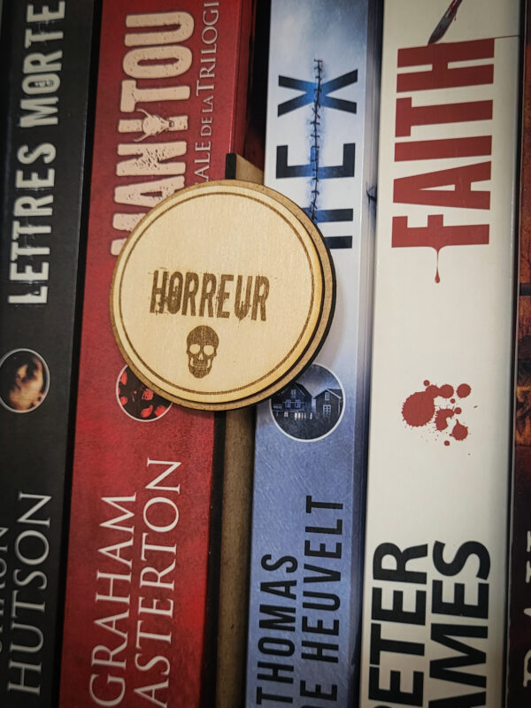 Enseigne de bibliothèque - Horreur