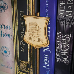 Enseigne de bibliothèque - Pile à lire
