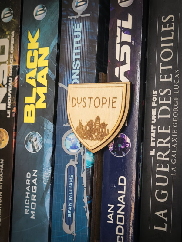 Enseigne de bibliothèque - Dystopie