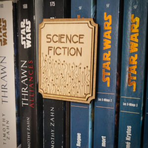 Enseigne de bibliothèque - Science Fiction