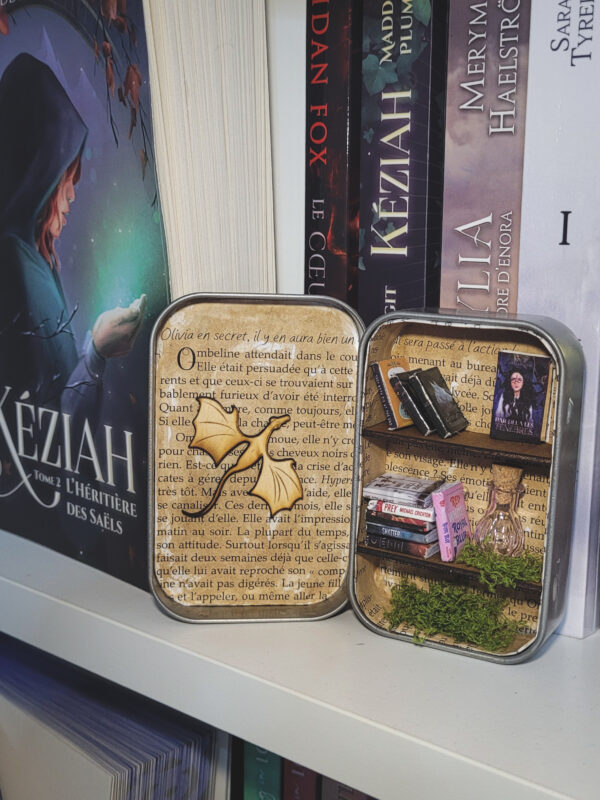La petite bibliothèque - Décoration miniature fantasy (6 x 9,5 cm) – Image 3