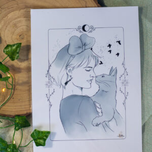 N&B - Kiki la petite sorcière