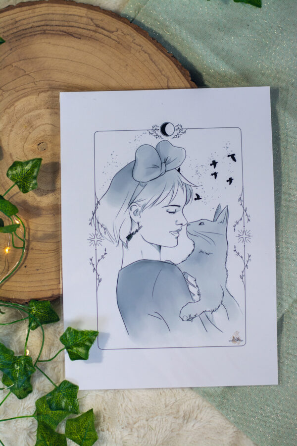 N&B - Kiki la petite sorcière