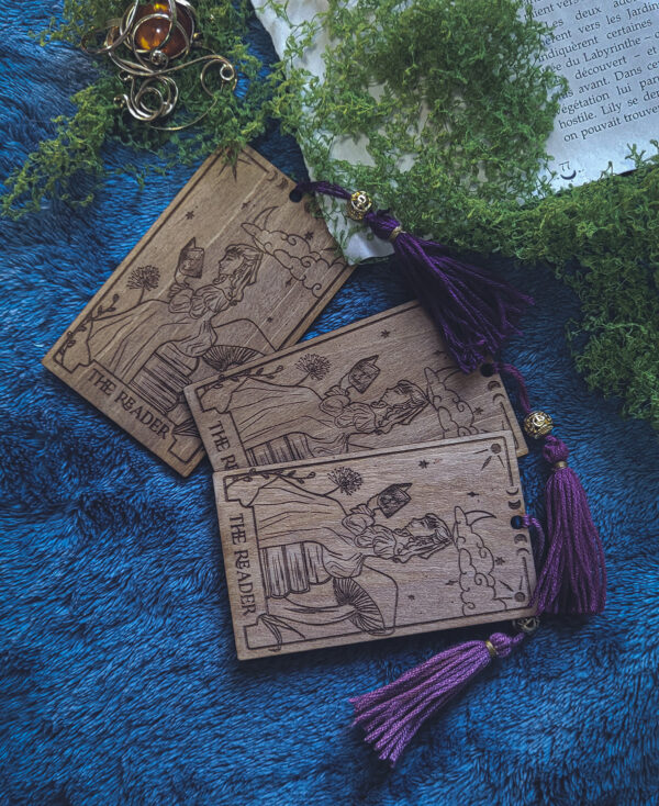 Collection Night Witch - Marque-page tarot "The reader" – Image 2